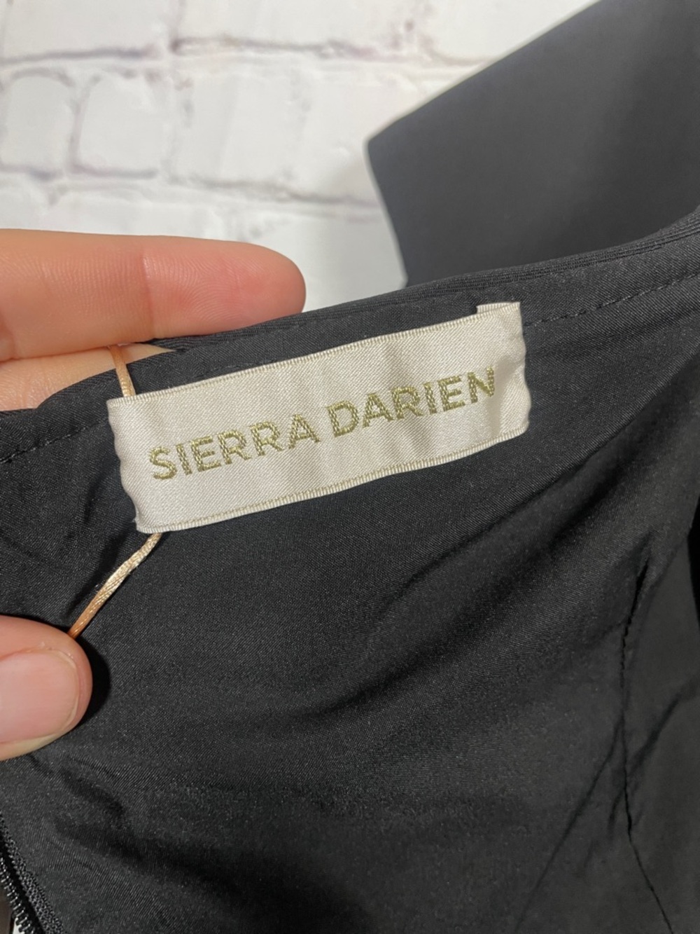 NWT Sierra Darien Black Cocktail Party Dress Off Shoulder Jumpsuit Medium - Picture 10 of 10